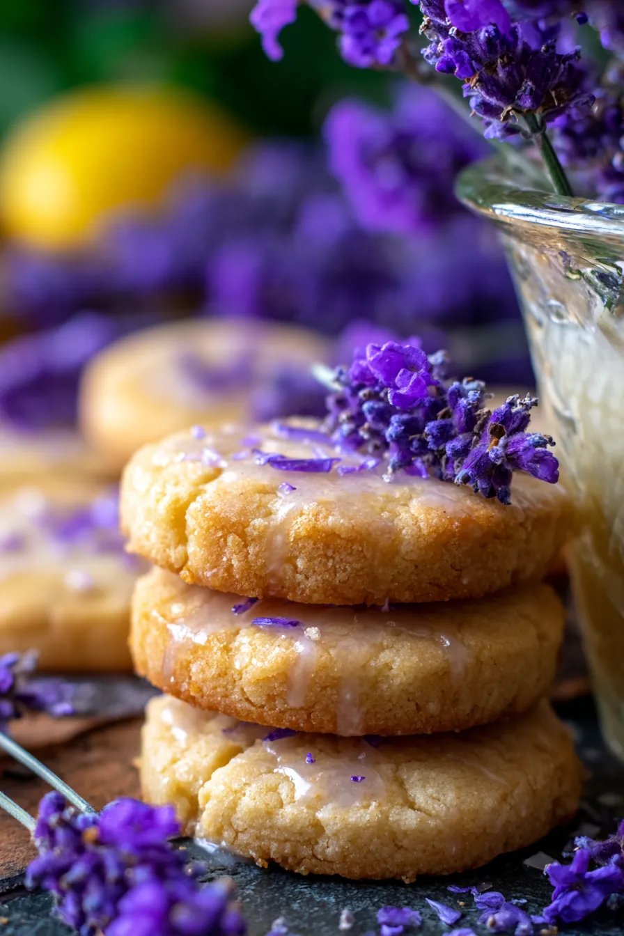 Lemon Lavender Cookies-texture-crumb