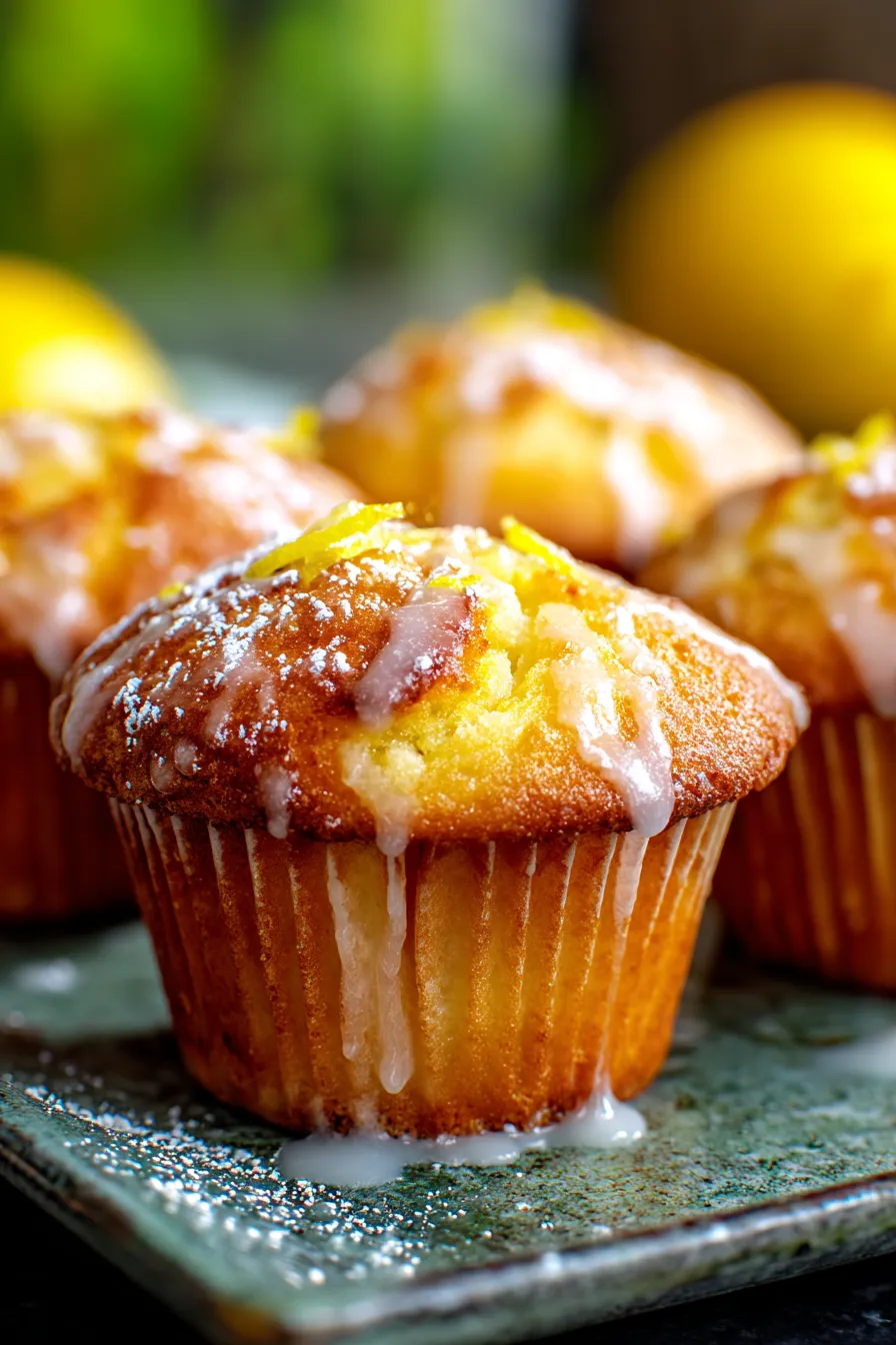 lemon-muffins-fluffy-texture-closeup