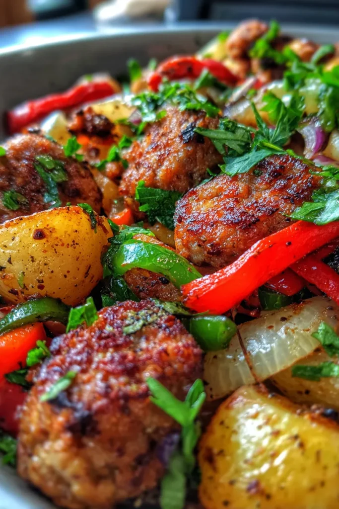 Make-Ahead Sausage & Veggie Hash | Healthy Breakfast Meal Prep