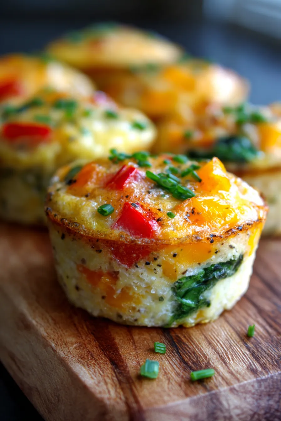 mini egg frittatas meal prep