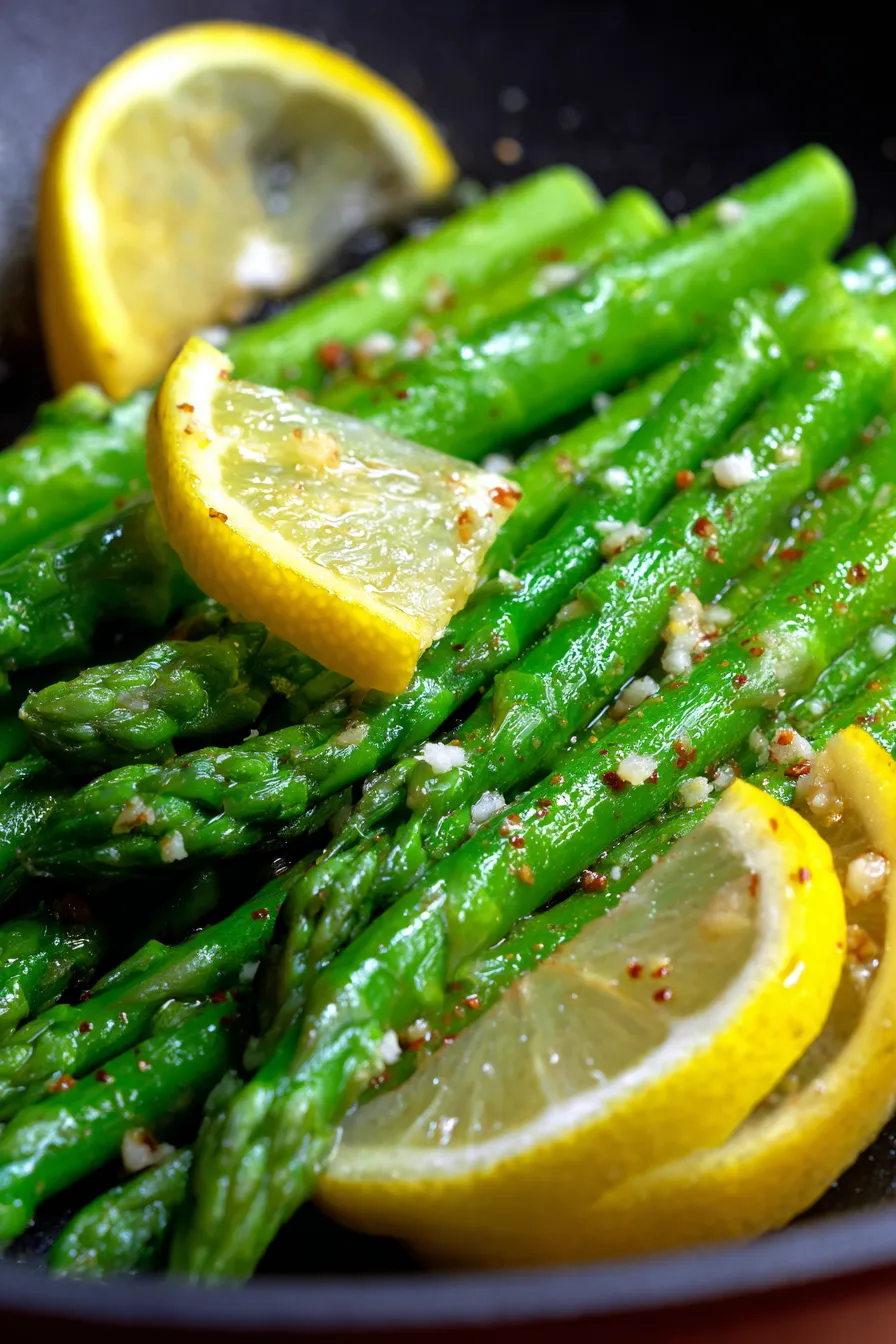 Quick and Easy Stovetop Asparagus-finished dish-vibrant green