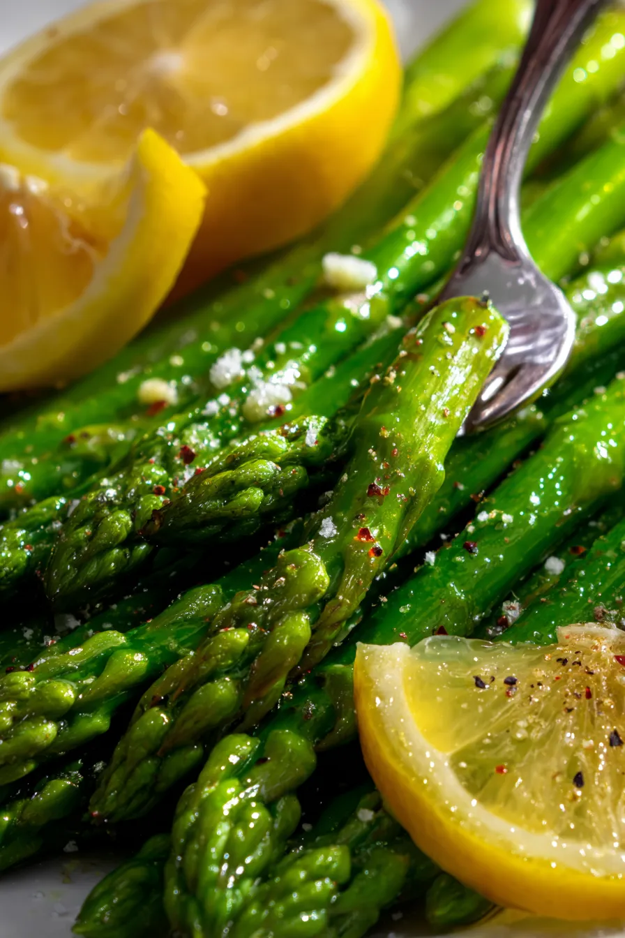 Quick and Easy Stovetop Asparagus-sautéed-closeup