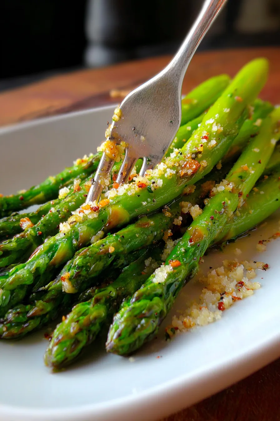 roasted asparagus-side dish-closeup