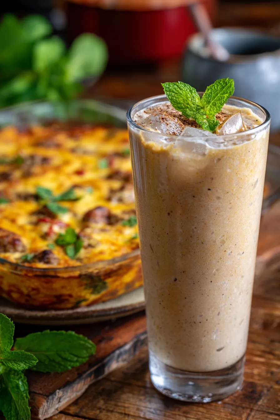 sattu-shake-breakfast-casserole-rustic-table