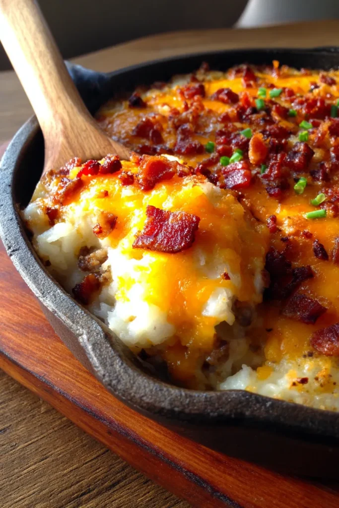 Simple Hashbrown Casserole | High Protein Breakfast Recipe