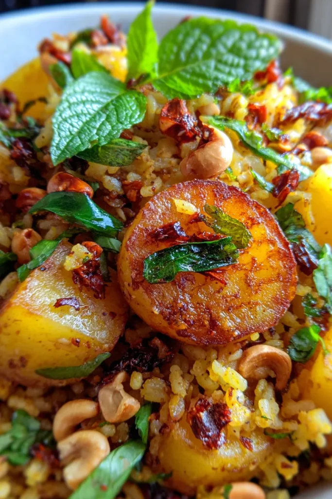 Spicy Batata Poha: Healthy Indian Breakfast & Easy Recipe