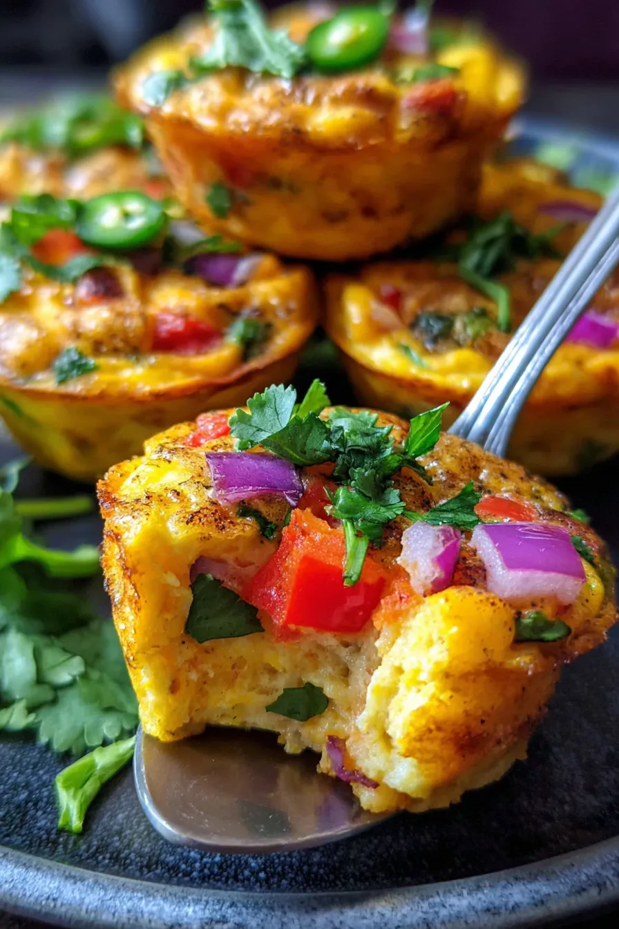 Spicy Masala Egg Muffins Indian Recipes | Breakfast Casserole-ingredients-vibrant