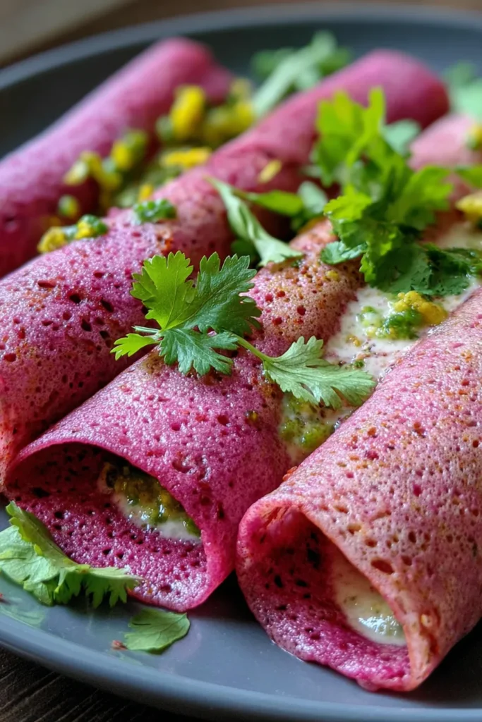 Vibrant Spring Beetroot Dosa: Easy Indian Breakfast Recipe