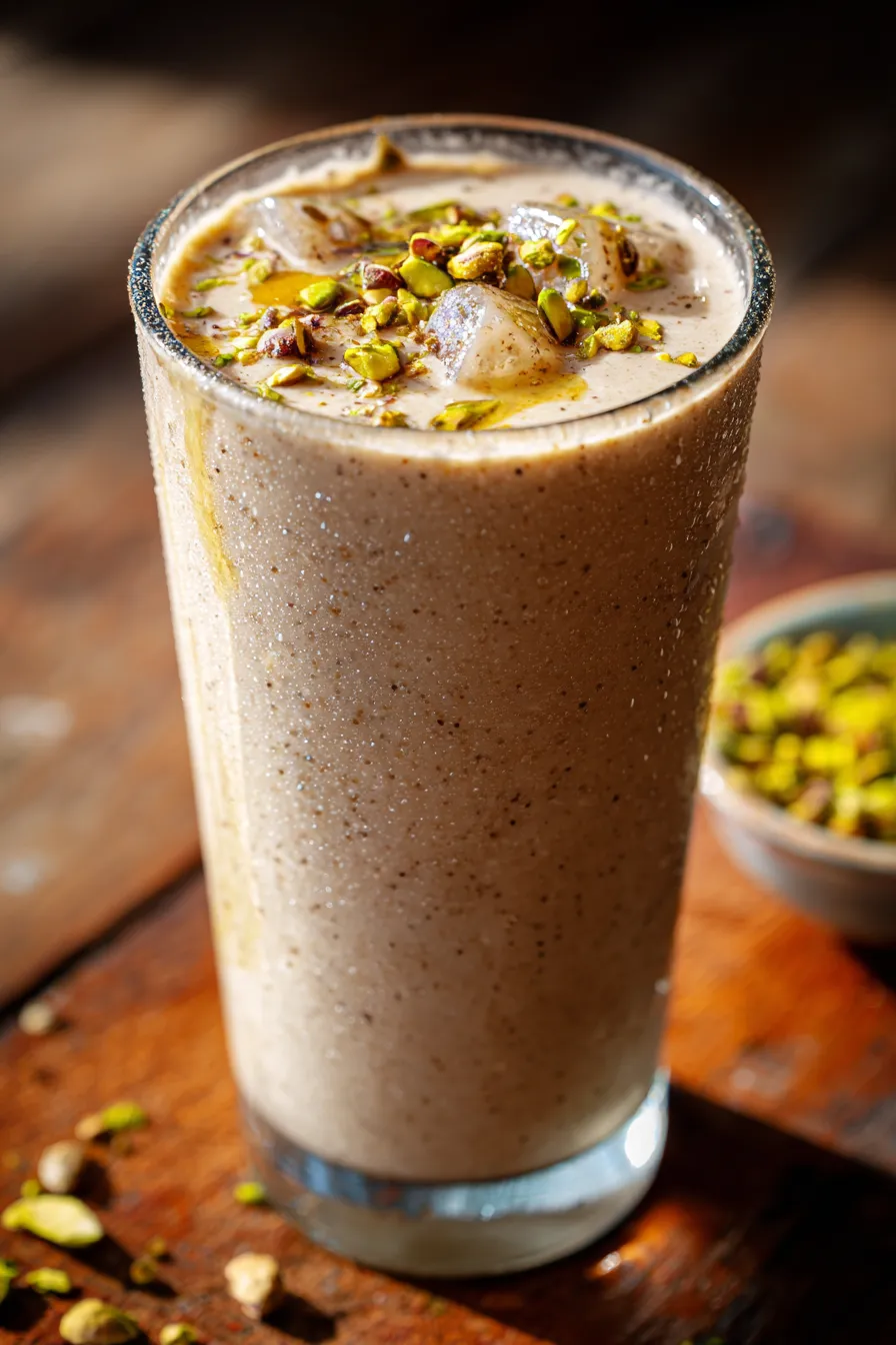 Superfood Sattu Shake Indian Recipes | Healthy Breakfast-garnish-nuts