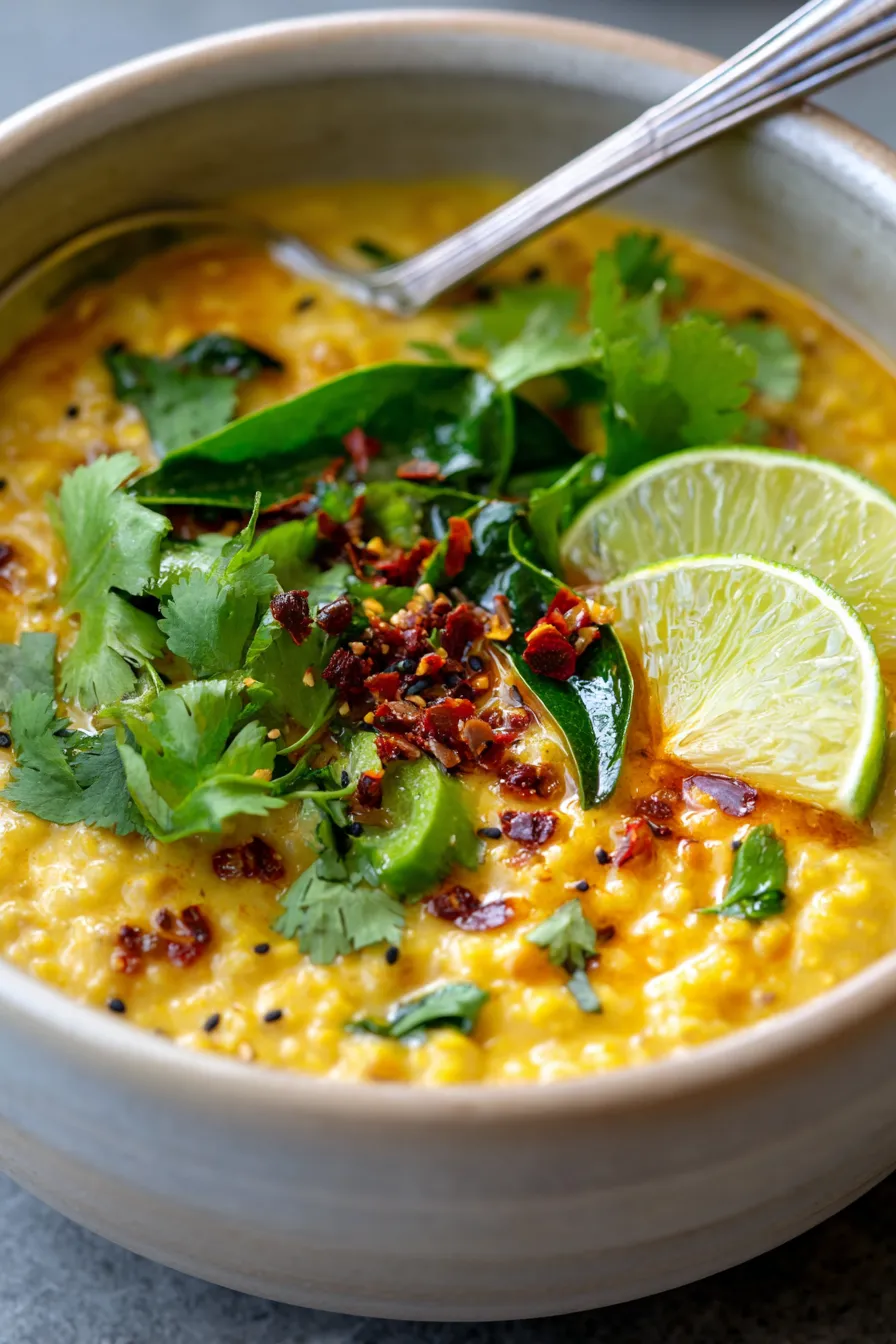 vibrant yellow turmeric oats garnish