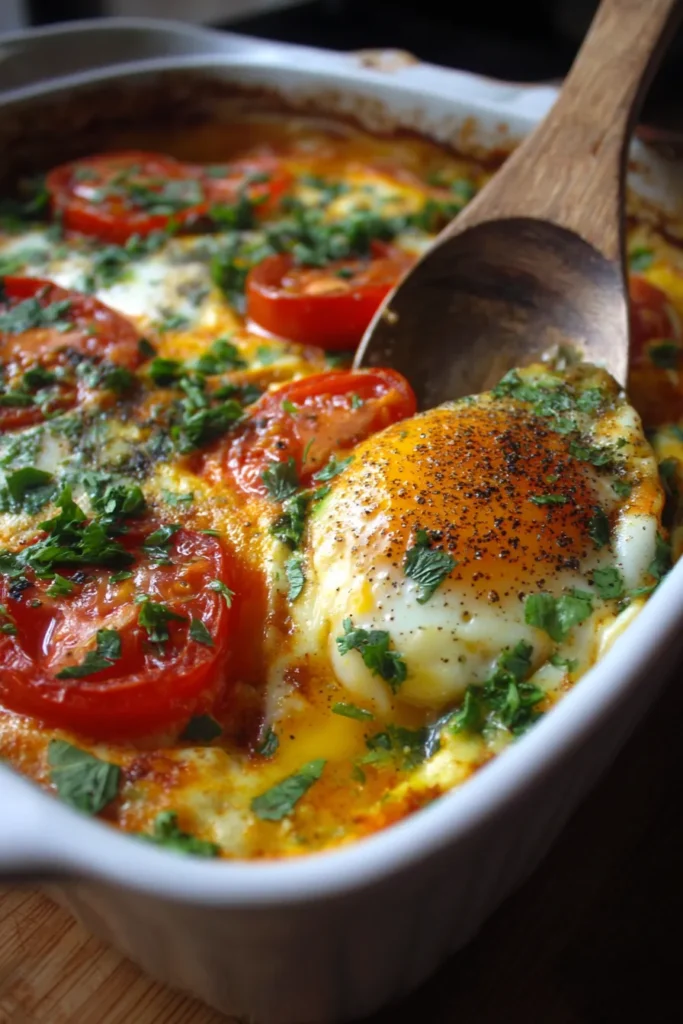 Zesty Indian Egg Bake: High Protein Breakfast Delight