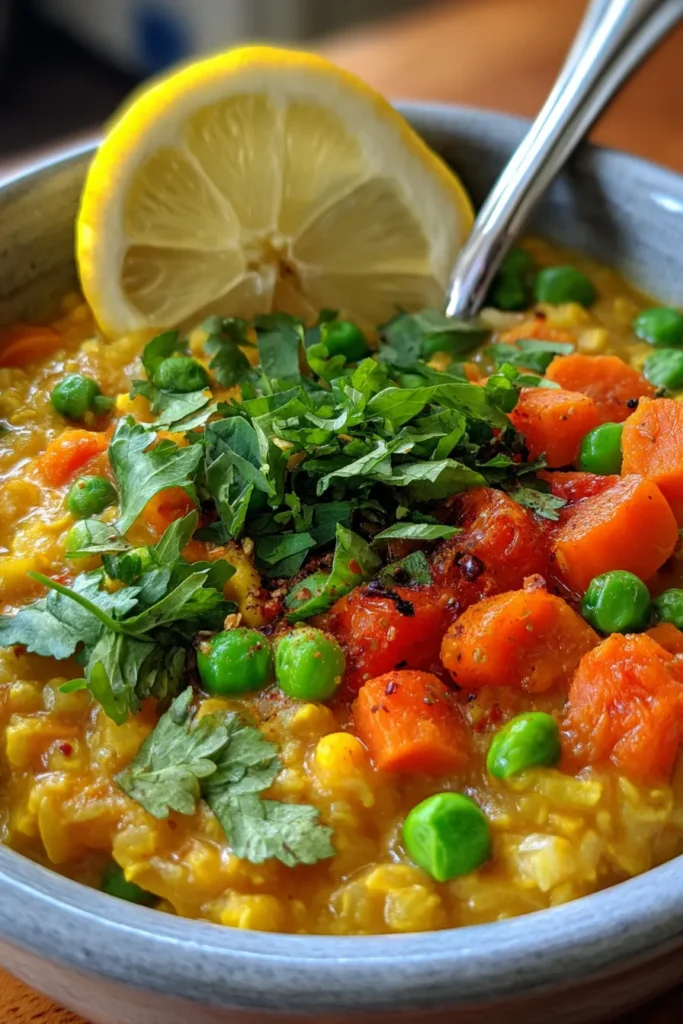 Zesty Turmeric Oats | High-Protein Indian Breakfast Recipe