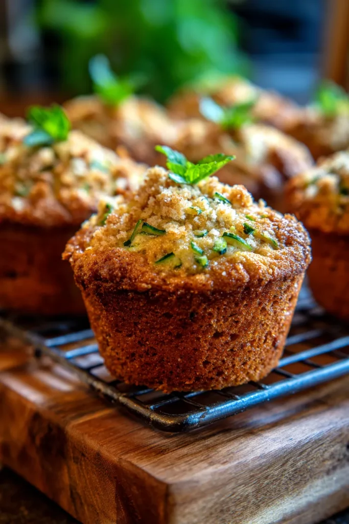 Healthy Zucchini Bread Muffins | Easy Breakfast Recipe