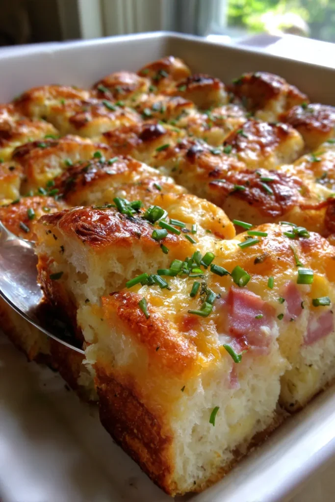 Easy 10-Minute Ham and Cheese Breakfast Casserole Recipe