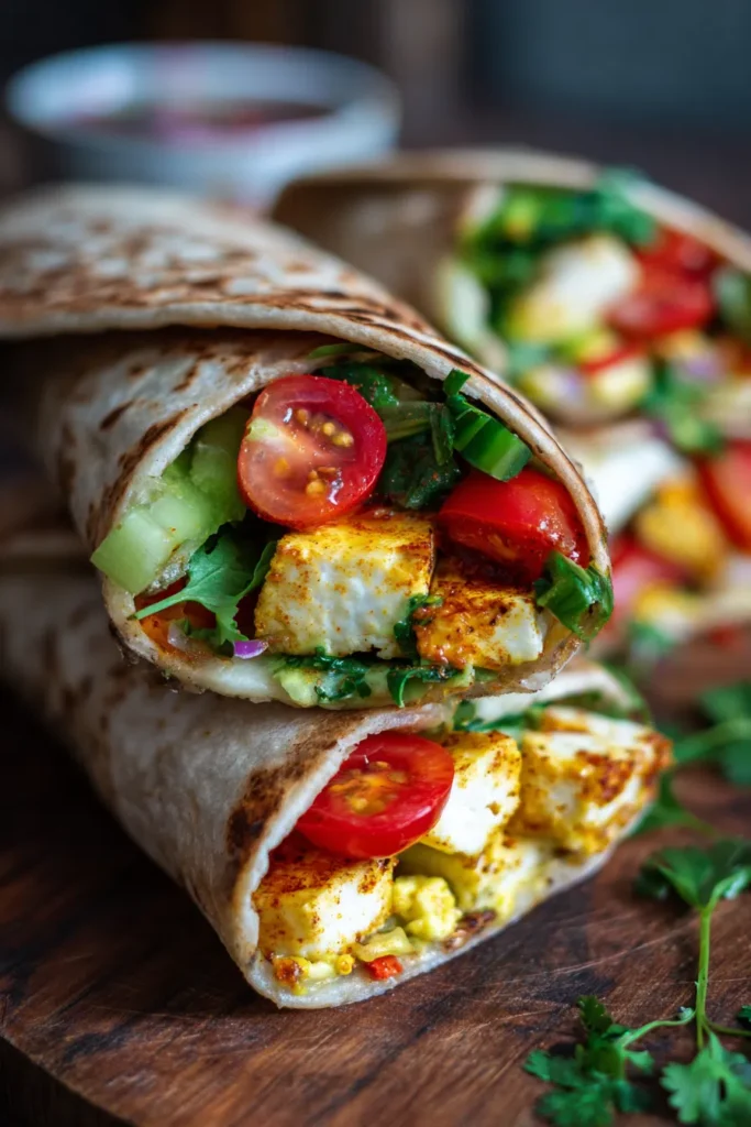 Authentic Paneer Wrap | Indian Breakfast Recipe