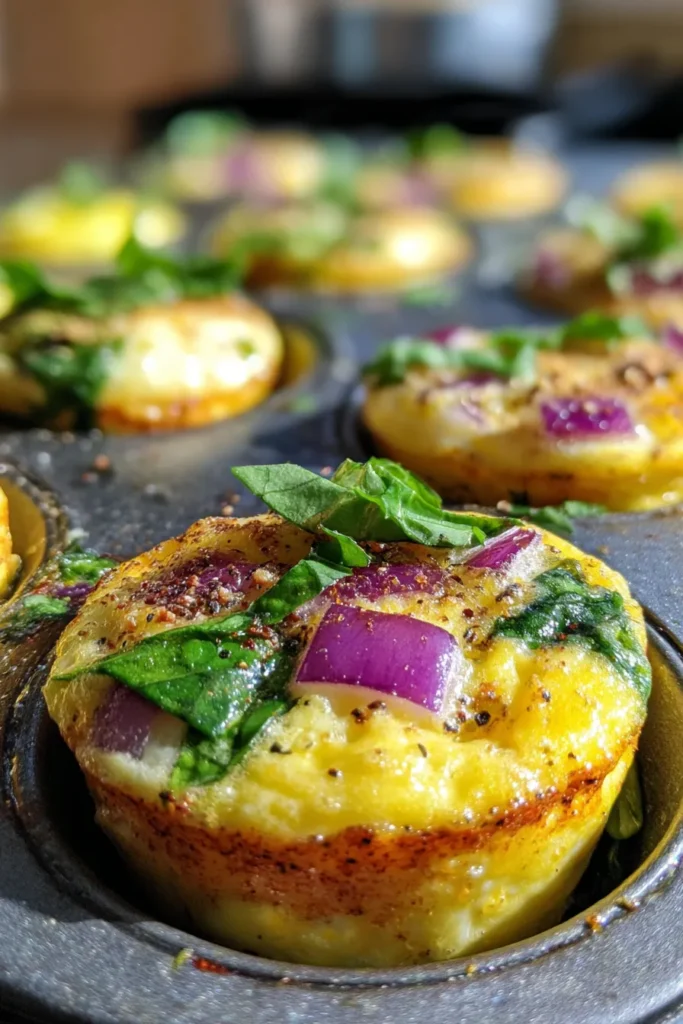Golden Batch Egg Bites | Quick Indian Breakfast Prep