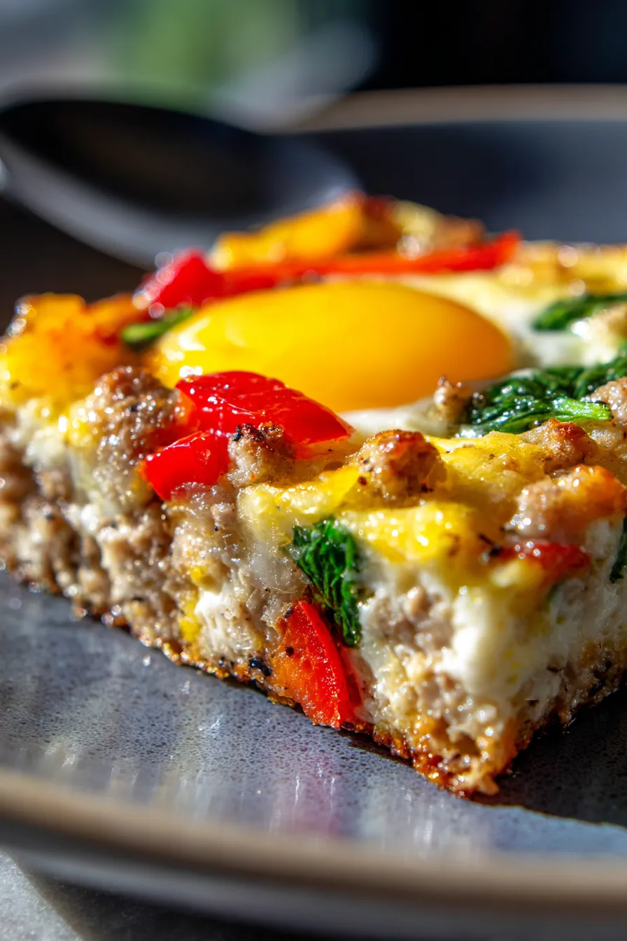 Breakfast Casserole with vegetables