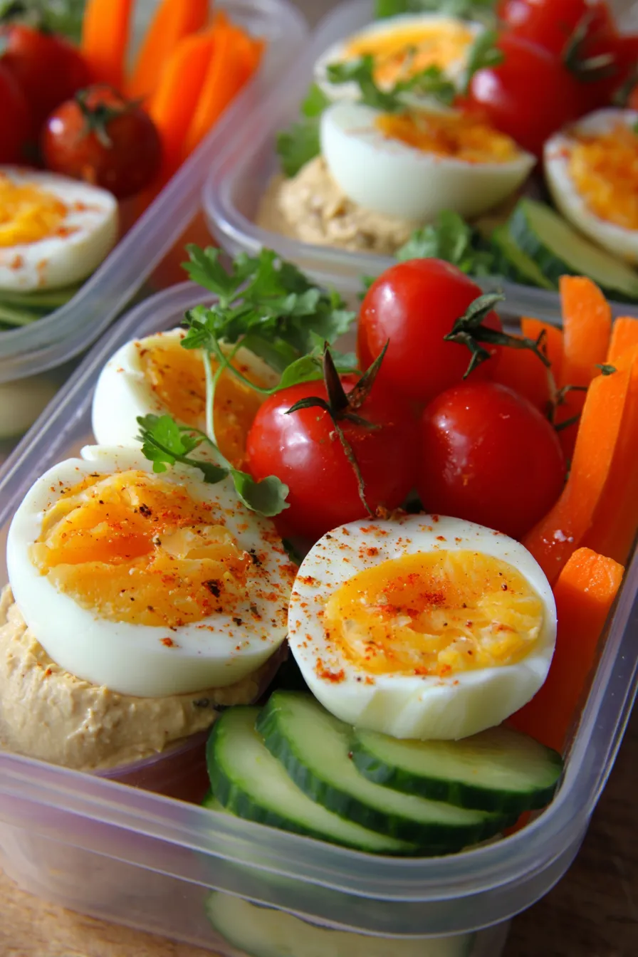 Clean Eating Hard Boiled Egg Kits | Healthy Breakfast-mealprep-containers