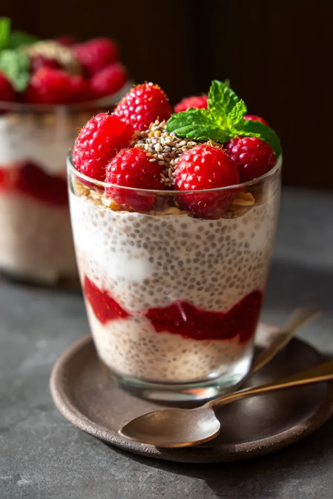 Chia Seed Protein Pudding Breakfast Casserole