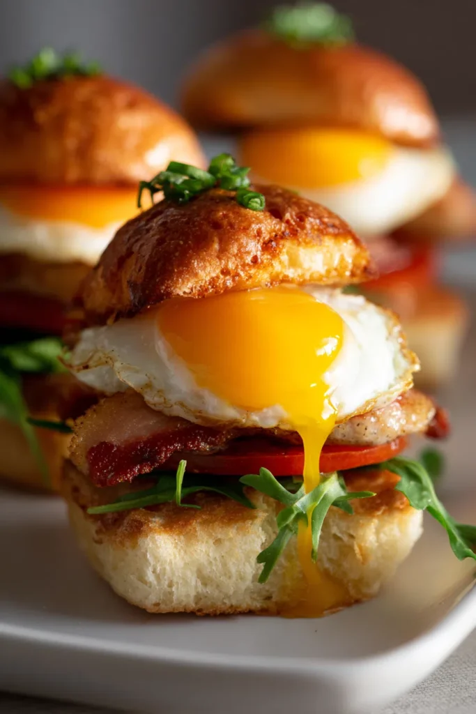 Easy Breakfast Sliders High Protein
