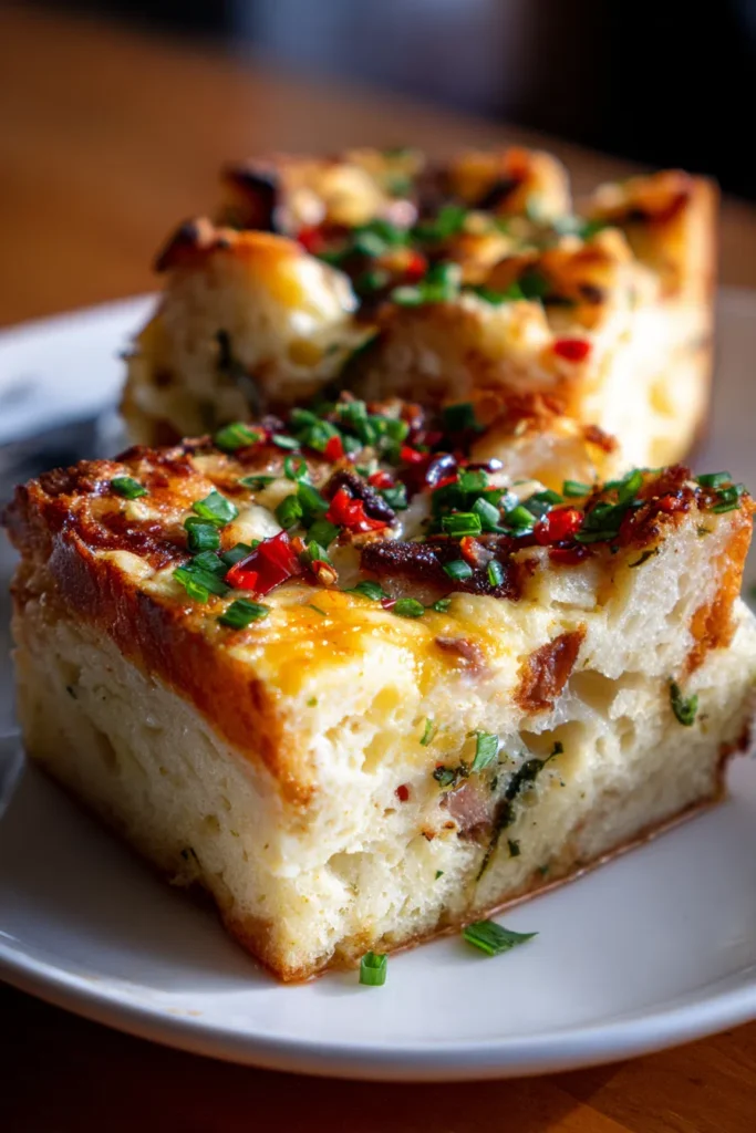 Flavorful Savory Bread Pudding for Breakfast
