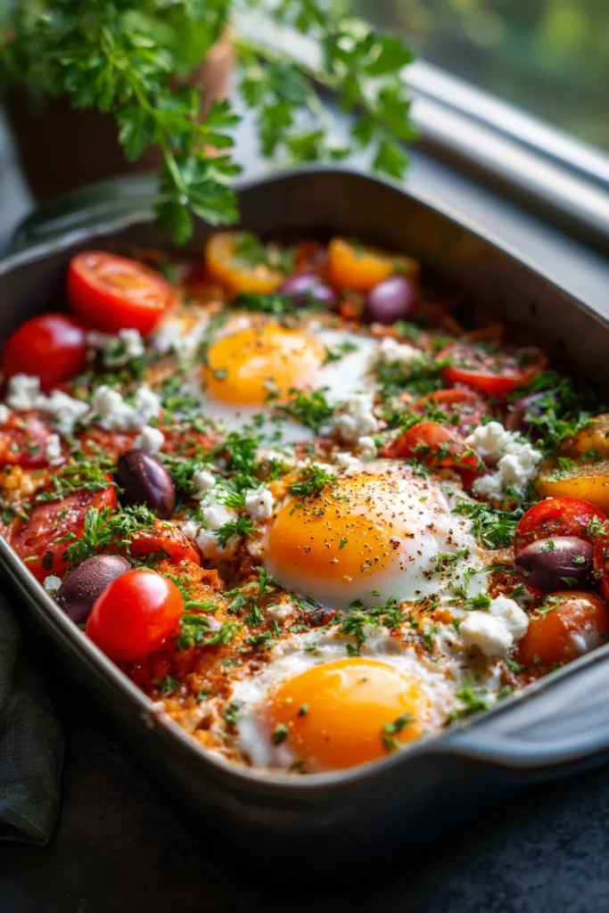 Fusion Mediterranean Casserole | Healthy Breakfast