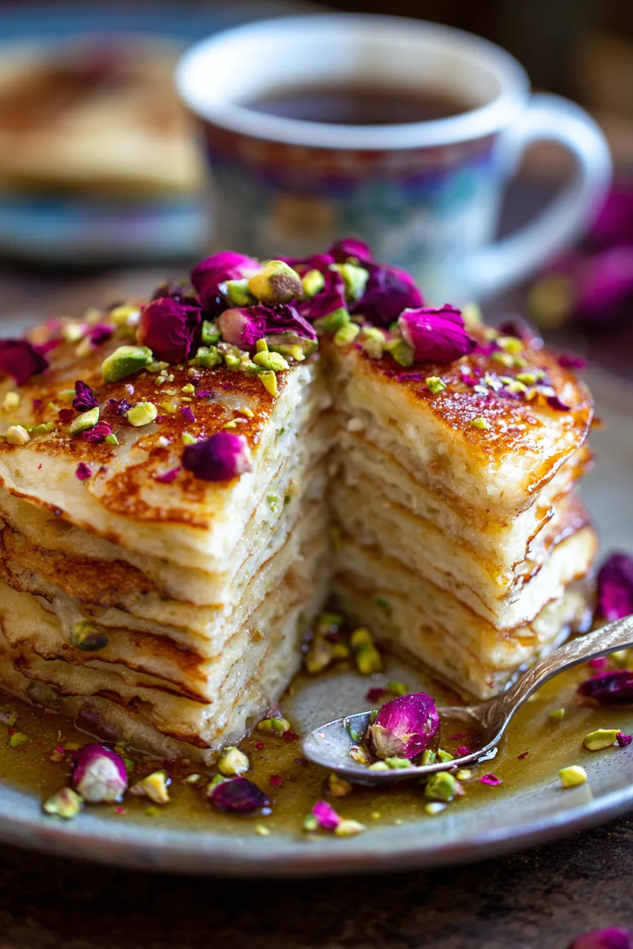 Gluten-Free Cardamom Pancakes Indian Recipes | Breakfast Casserole-texture-fluffy