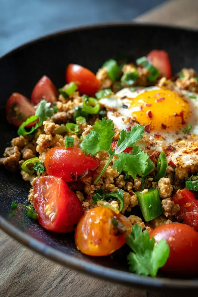 Healthy Keema Scramble Indian Recipe for Breakfast