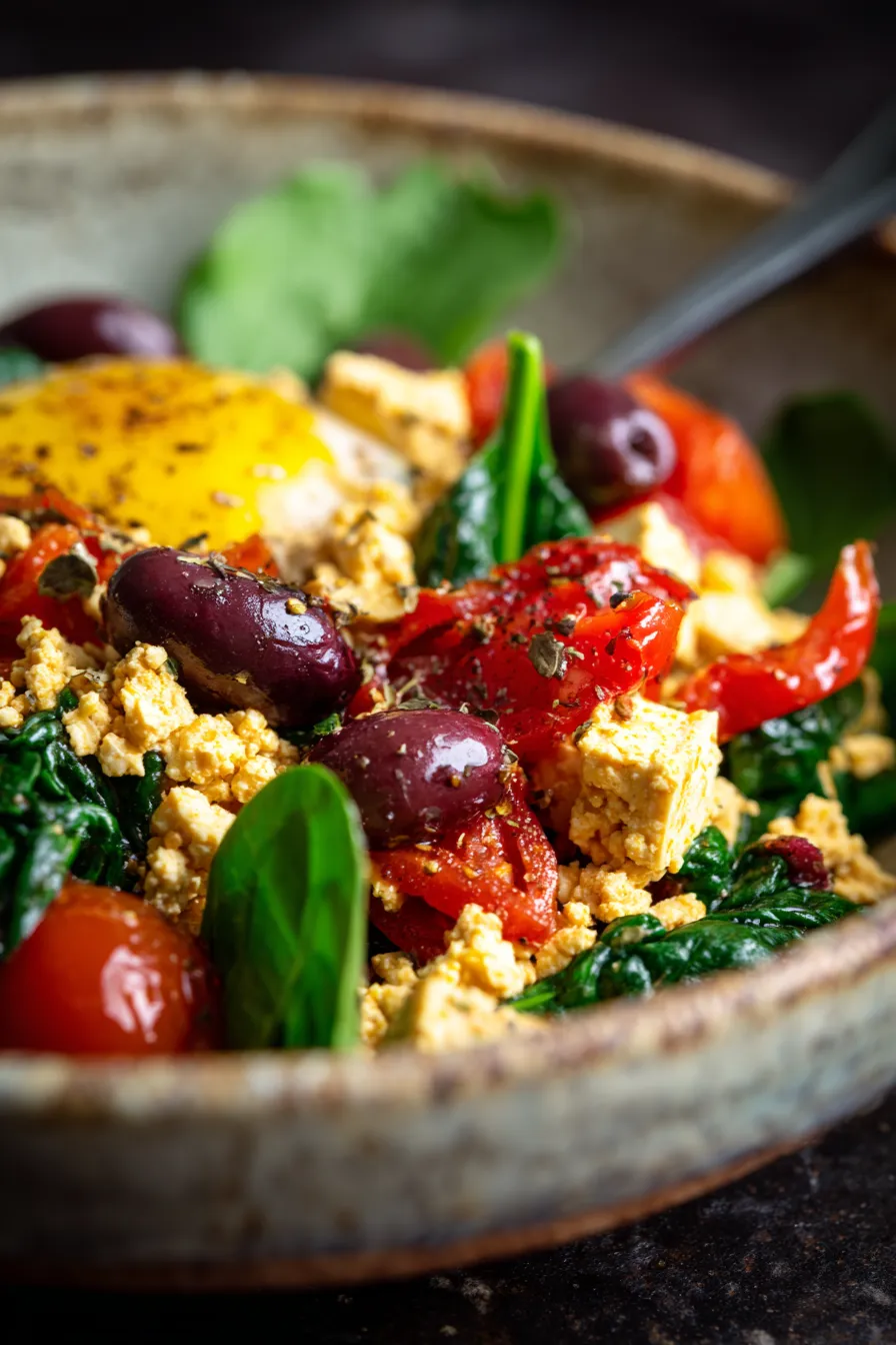 healthy plant-based breakfast bowl