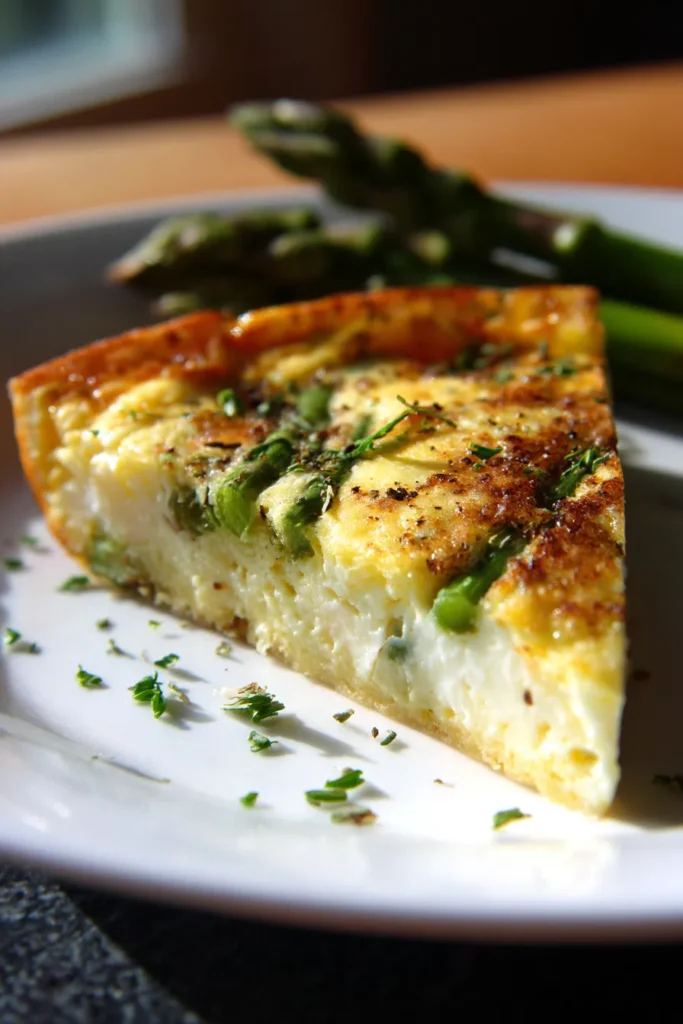 Make-Ahead Spring Asparagus Frittata | Breakfast Casserole