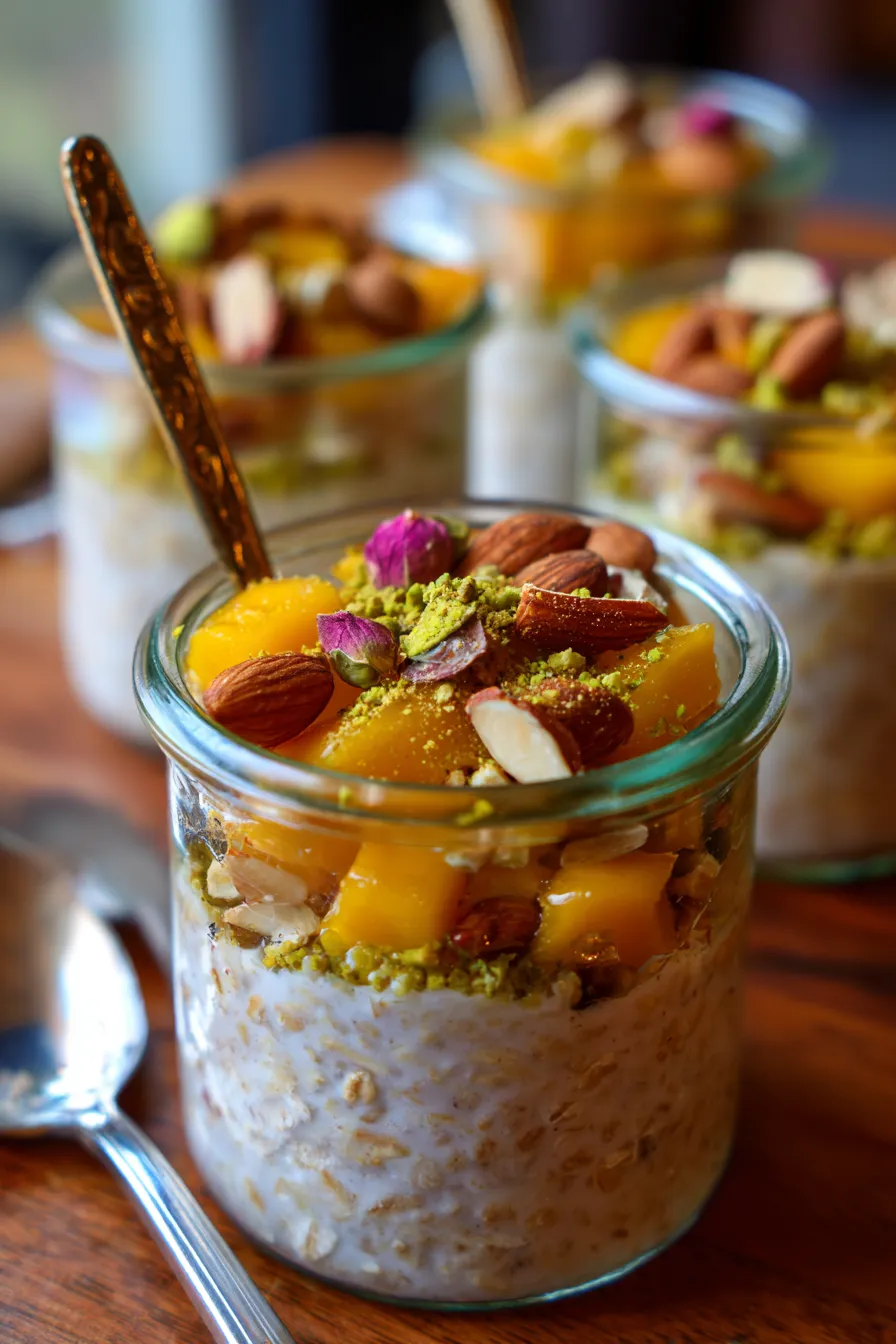 Muscle-Building Indian Style Oats Jars | Healthy Breakfast-texture-closeup-jar