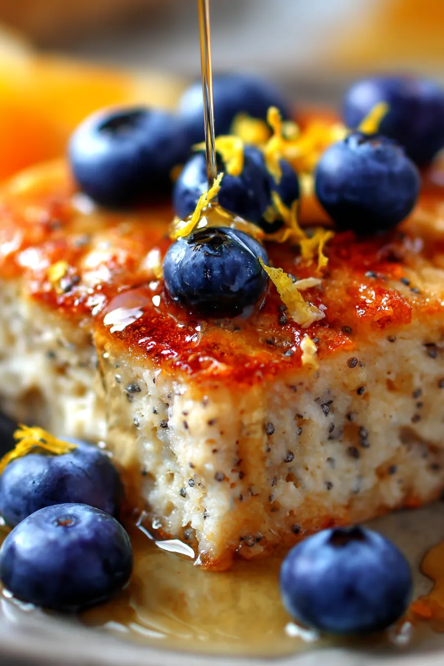 Nutrition-Packed Lemon Poppyseed Pancakes Breakfast Casserole-ingredients-arrangement