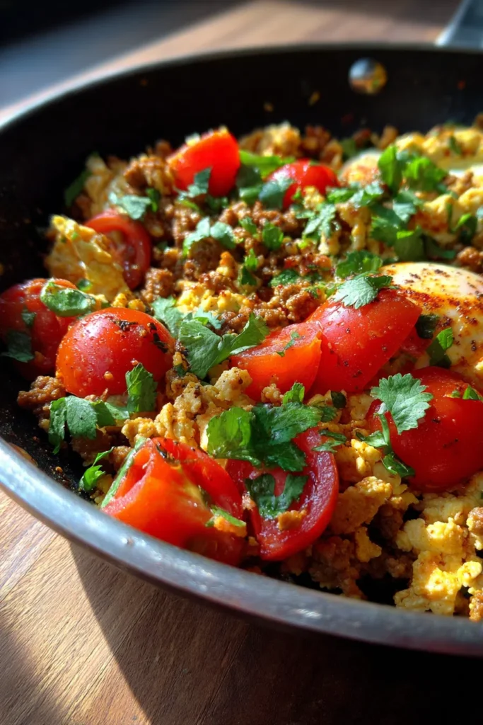 One-Pan Keema Scramble Indian Recipes | Healthy Breakfast