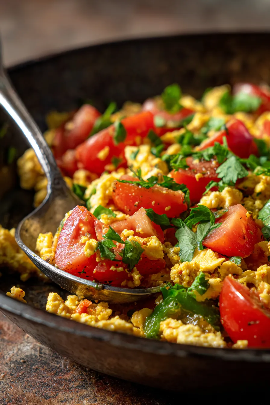overhead shot of Indian breakfast