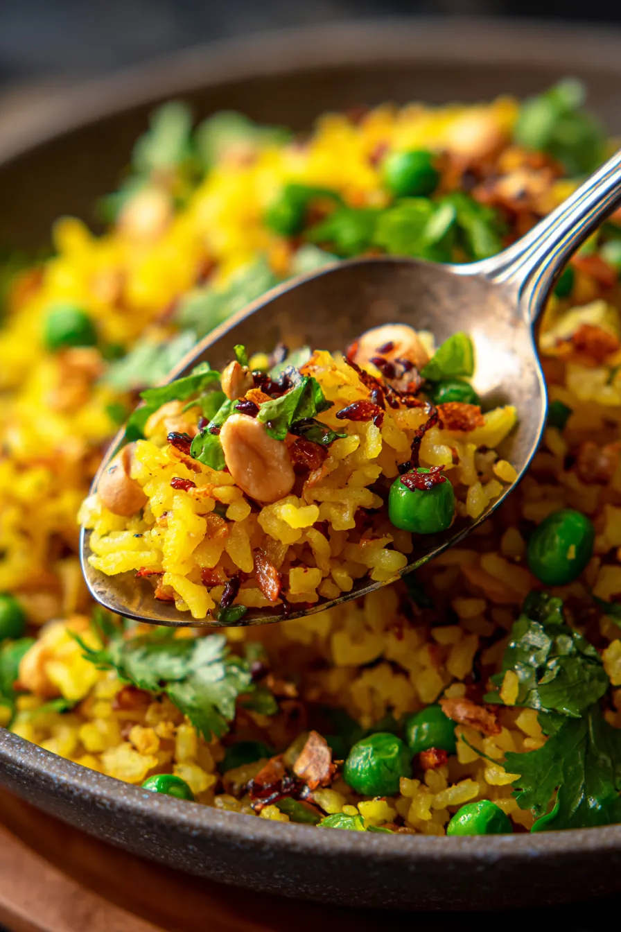 Poha-fluffy-texture-closeup