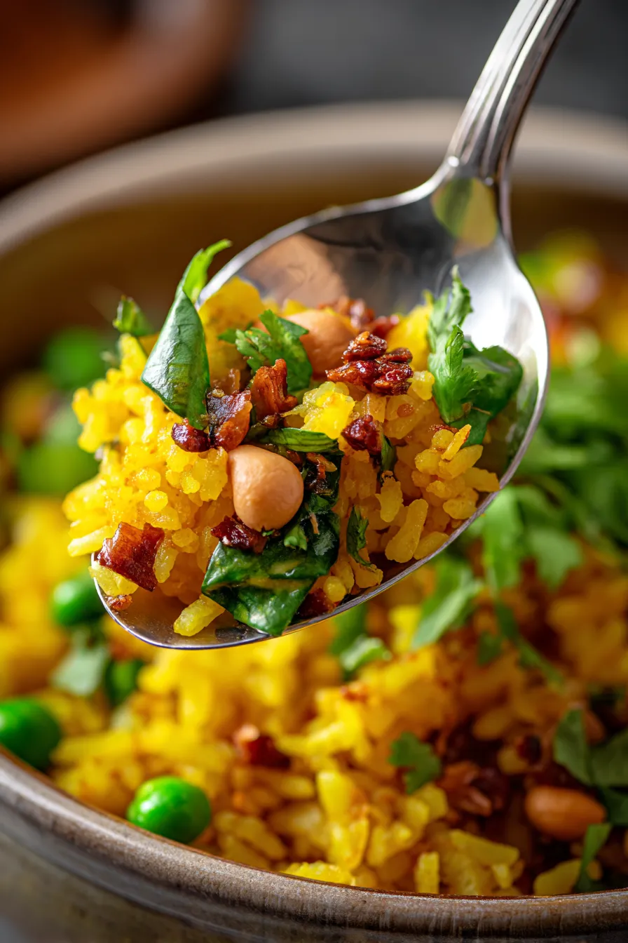 Poha-serving-plate-garnished