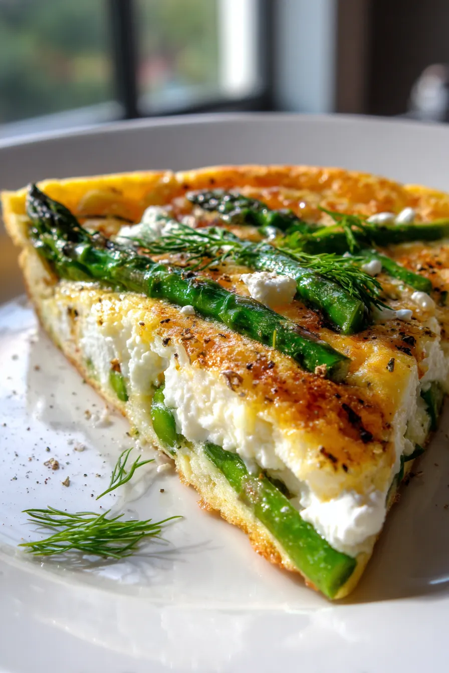 Quick Asparagus & Feta Frittata-fresh-ingredients