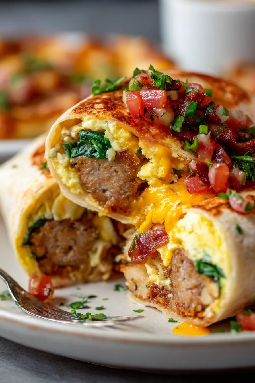 Quick Breakfast Burrito | Breakfast Casserole-ingredients-prep