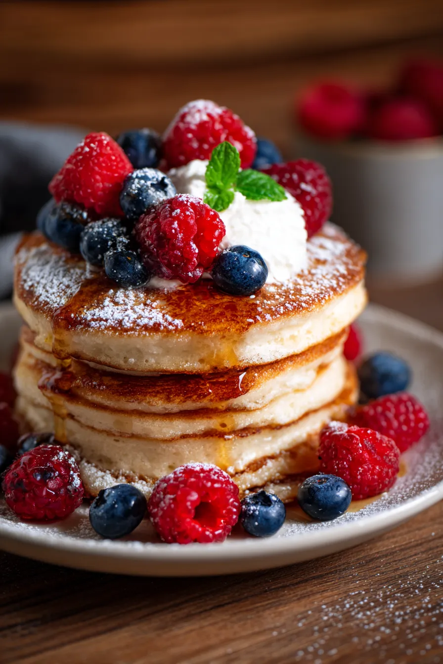 Quick Protein Pancakes | Healthy Breakfast-golden-closeup