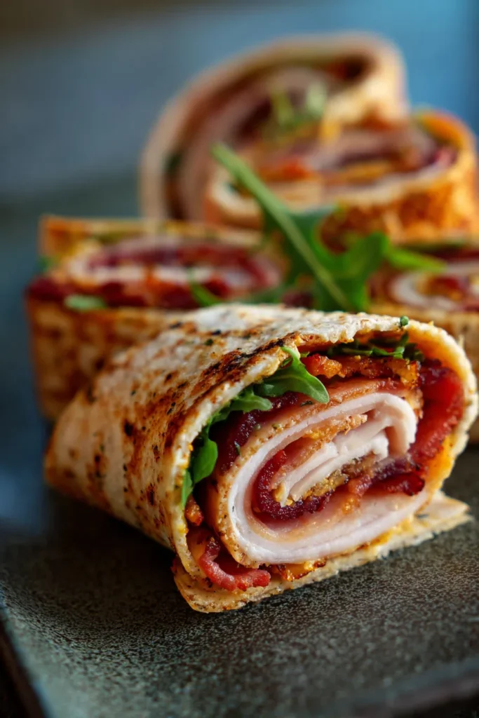 Quick Smoked Turkey Roll-ups | Healthy Breakfast