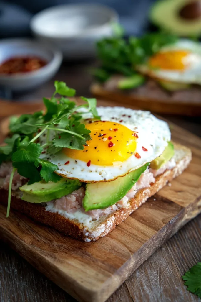 Quick Tuna Breakfast Melt | High Protein Breakfast