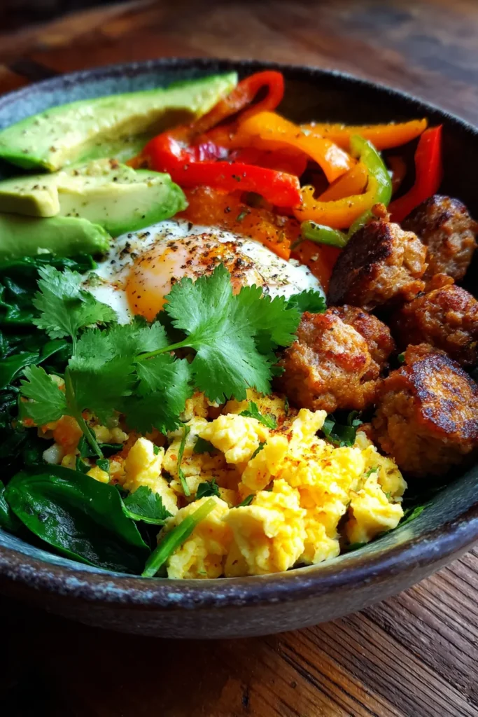 Quick Turkey Sausage Bowl: Healthy Breakfast & Meal Prep