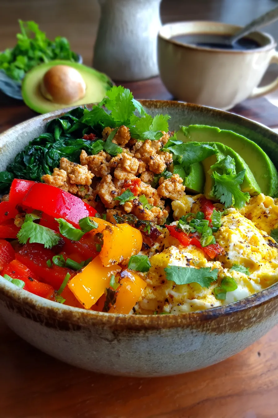 Quick Turkey Sausage Bowl meal prep containers