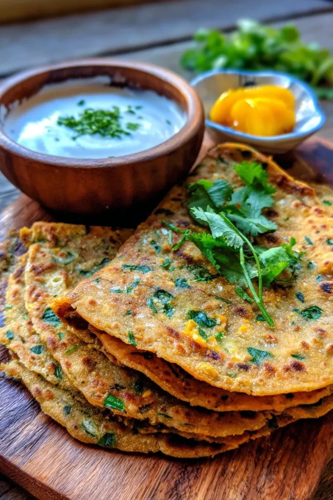 Vibrant Spring Methi Thepla: Your New Favorite Healthy Indian Breakfast