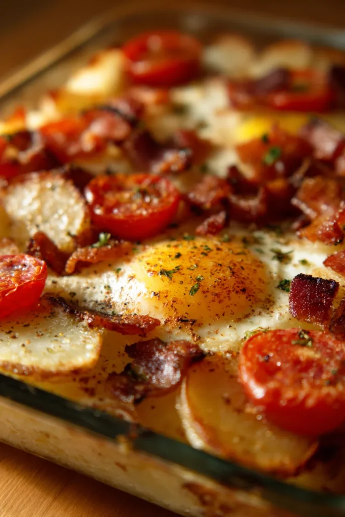 Sunday Bacon & Potato Casserole | Breakfast Casserole