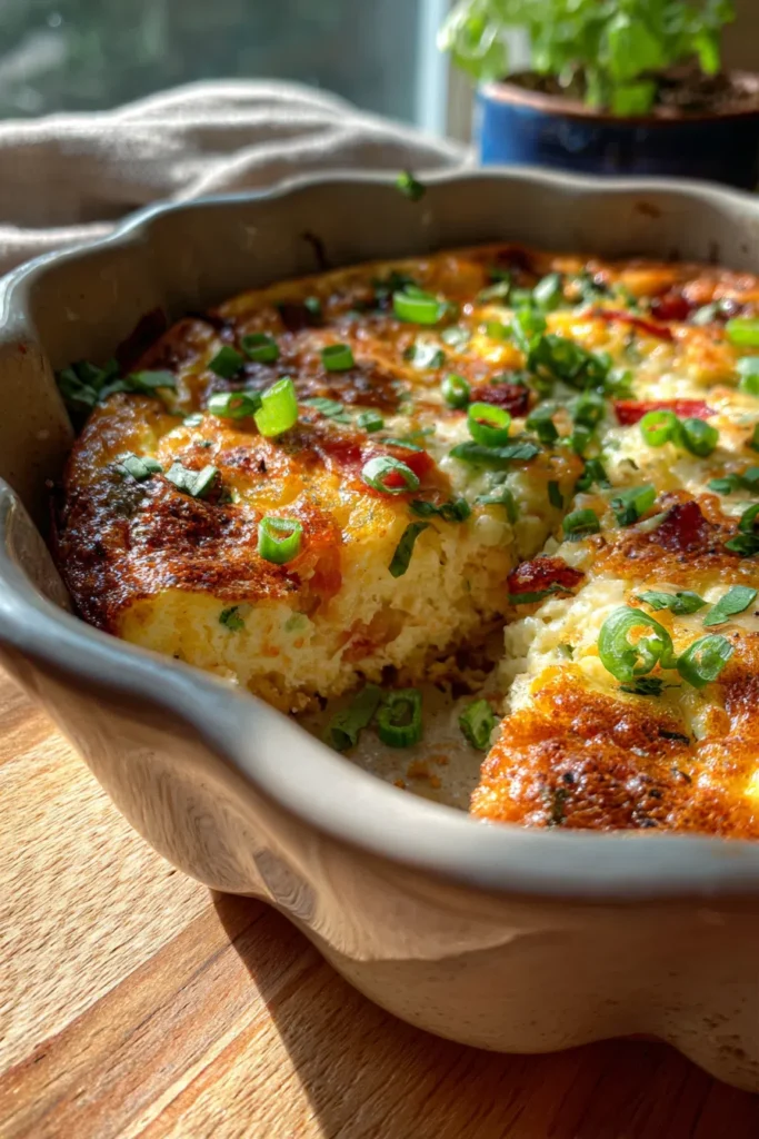 Sweet Besan Chilla Mix Breakfast Casserole