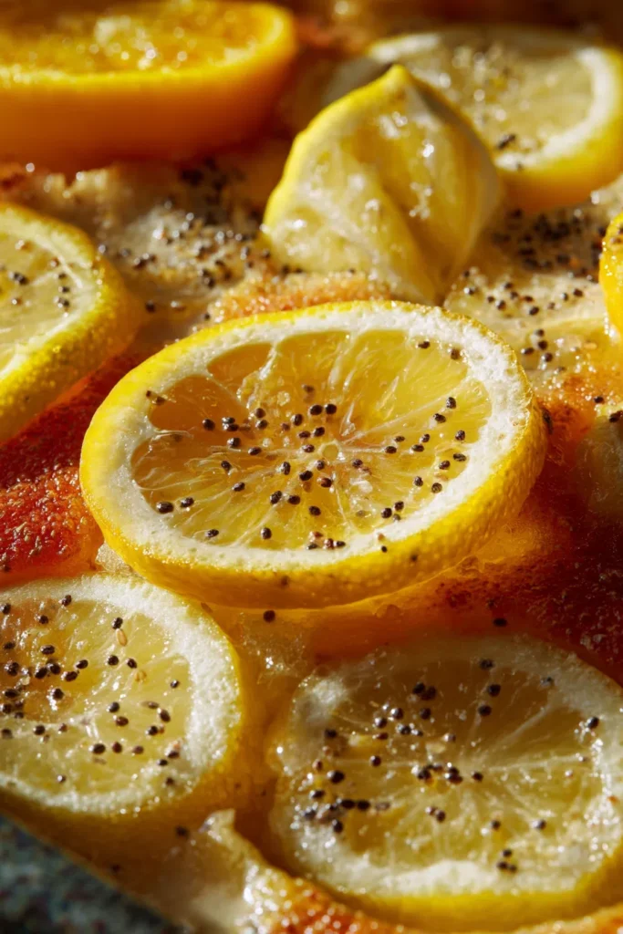 Sweet Lemon Poppyseed Bake | Healthy Breakfast