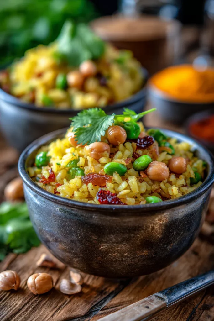 Sweet Poha Meal Prep | Indian Breakfast Recipes