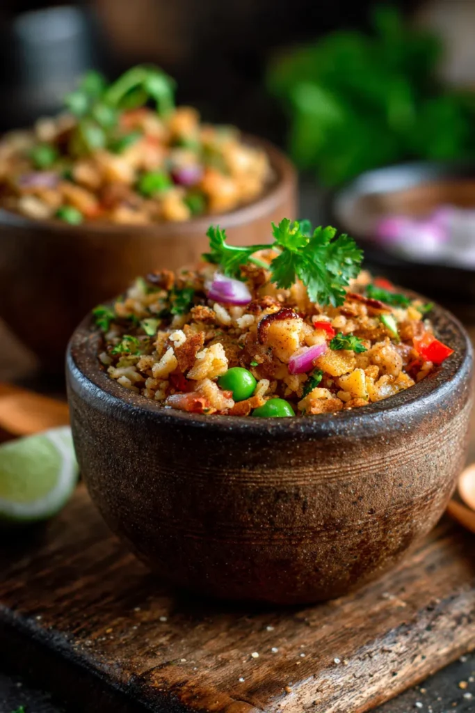 Traditional Poha Meal Prep | Breakfast Casserole