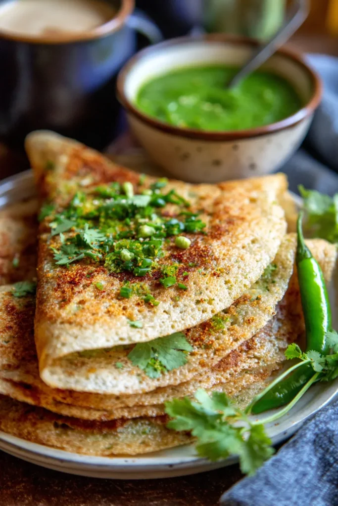 Vegan Moong Dal Chilla: Healthy & Easy Indian Breakfast!